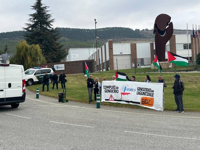 BDZ ekimena: "M Torres enpresa konplize da Israel egiten ari den genozidioarekin"