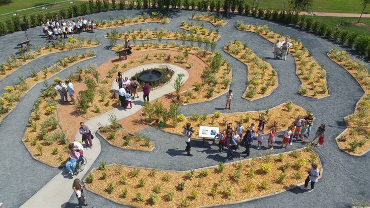 Galaxia, lorategi batean