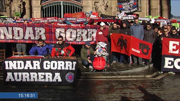 Indar Gorriko hamaika kide ez dira espetxera joanen urtebeteko zigorra adostuta