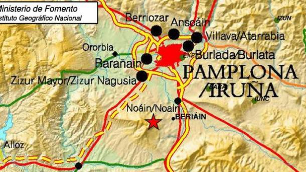 Bi lurrikara izan dira Beriainen