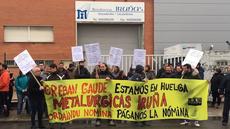 Metalurgicas Iruña ixtea eta haren hamar langileak kaleratzea deitoratu du LABek