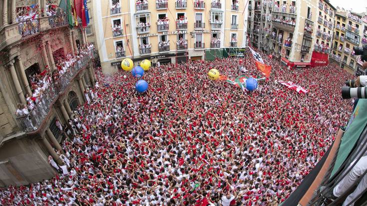 Duguna, gaitariak, Amudisna, San Juan de Dios ospitalea eta Nafarroako Euskal Pilota Federazioa, txupinazoa botatzeko hautagai