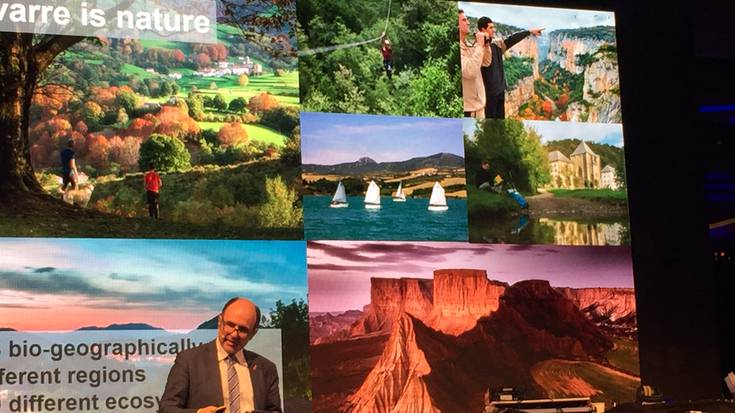 Nafarroako Turismoak bere aurkezpena egin du 110 herrialderen aurrean Lufthansaren konbentzio batean 