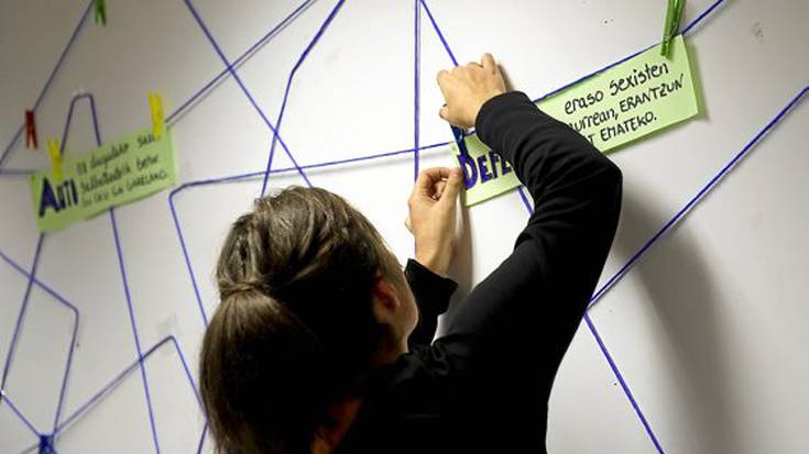  "Emakumeen ahalduntzea eta sareak” aztergai Gora Iruñea!k antolatutako tailerrean