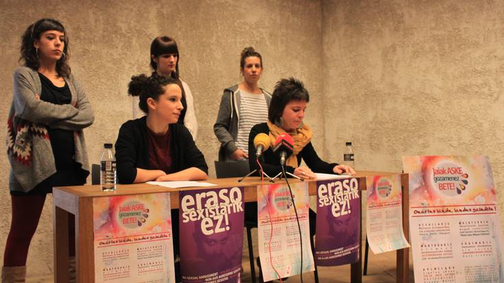 Eraso sexisten kontrako kanpainia abiatu du Gora Iruñeak!