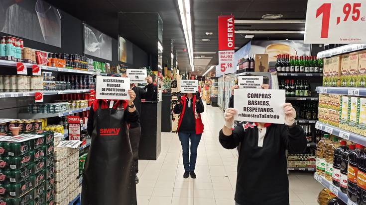 LABek “berehalako neurriak” eskatu ditu supermerkatuetako langileentzat