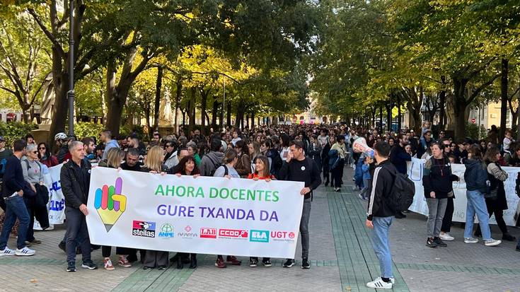 Zapore gazi gozoa hezkuntza sindikatuetan Gimenorekin bildu eta gero