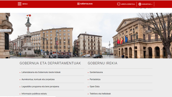 Gobernuaren webgunea irisgarriagoa da orain