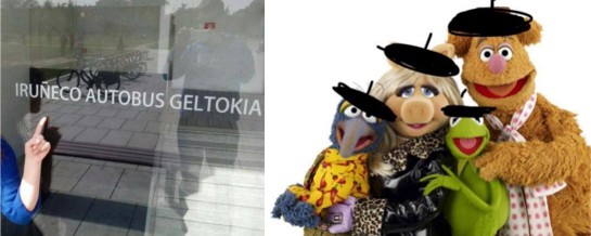 Hiri buruzagiko autobus geltokiaren eskutik, honatx... Iruñecoak!