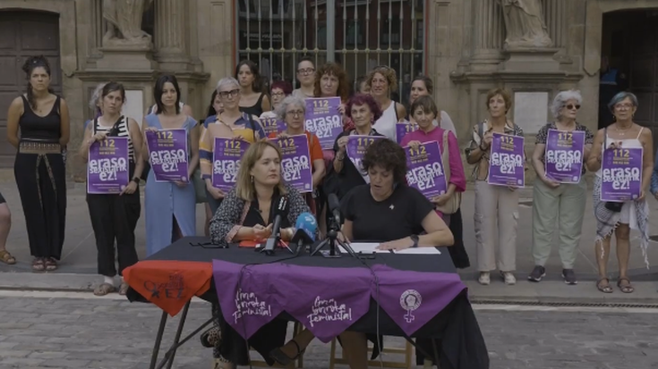 “Espazio publikoak okupatzera” dei egin dituzte emakumeak sanferminetan