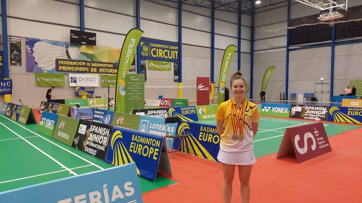 Amaia Torralba: "Ez nuen espero horrenbeste lorpen lortzea badmintonean"