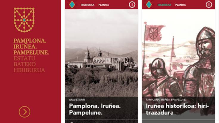 Iruñea ezagutzeko sakelakoetarako aplikazioa sortu du Nabarraldek