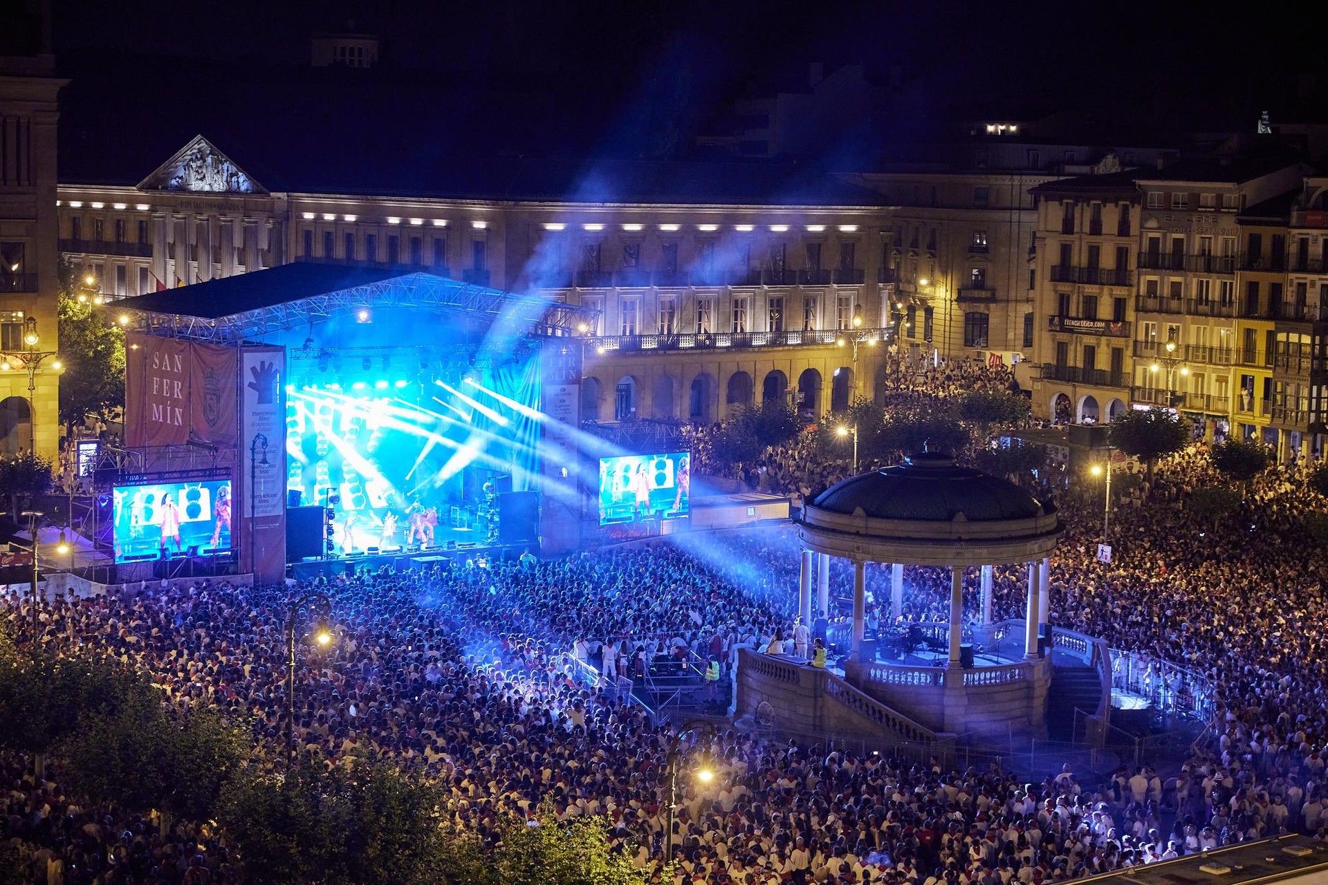 Festaren lehen sei egunetan, 188.300 pertsona bertaratu dira musika emanaldietara