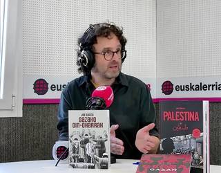 Julen Gabiria: "Inoiz baino beharrezkoa da Palestinaz hitz egiten jarraitzea"