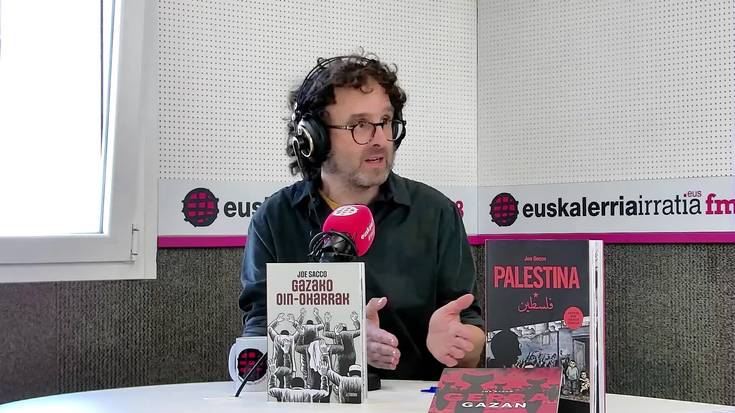 Julen Gabiria: "Inoiz baino beharrezkoa da Palestinaz hitz egiten jarraitzea"