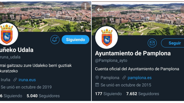 Kolpe judiziala Navarra Sumari, Iruñeko Udalaren sare sozialetan elebitasuna ezabatzeagatik