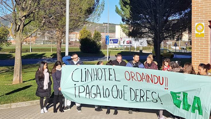 Clinhotelek kaleratutako 45 langileei atzeratutako soldata ordaintzea eskatu du ELAk