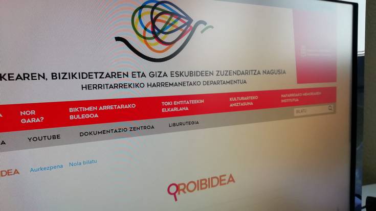 Nafarroako Memoriaren Institutuak "Oroibidea" izeneko bilatzailea aurkeztu du