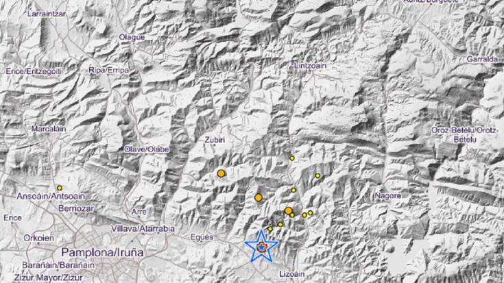 Lurrikara batek Nafarroa astindu du eta beste erkidego batzuetara iritsi da