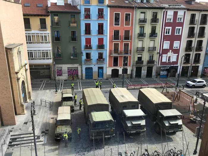Aztarnari lanak egiteko militarrak eskatu ditu Nafarroako Gobernuak