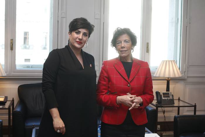 Nafarroak LOMCEren indargabetzea babestuko duela helarazi dio Solanak Celaari