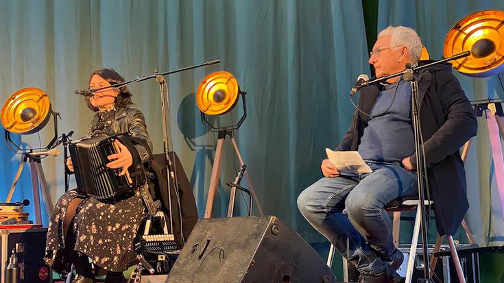 Joseba Sarrionandiaren eta Ines Osinagaren emanaldia gaur, Laban