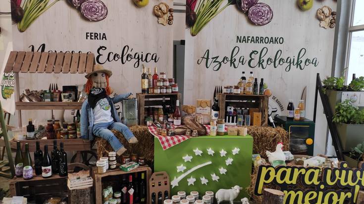 Nafarroako azoka ekologikoa egin dute asteburuan Iruñean