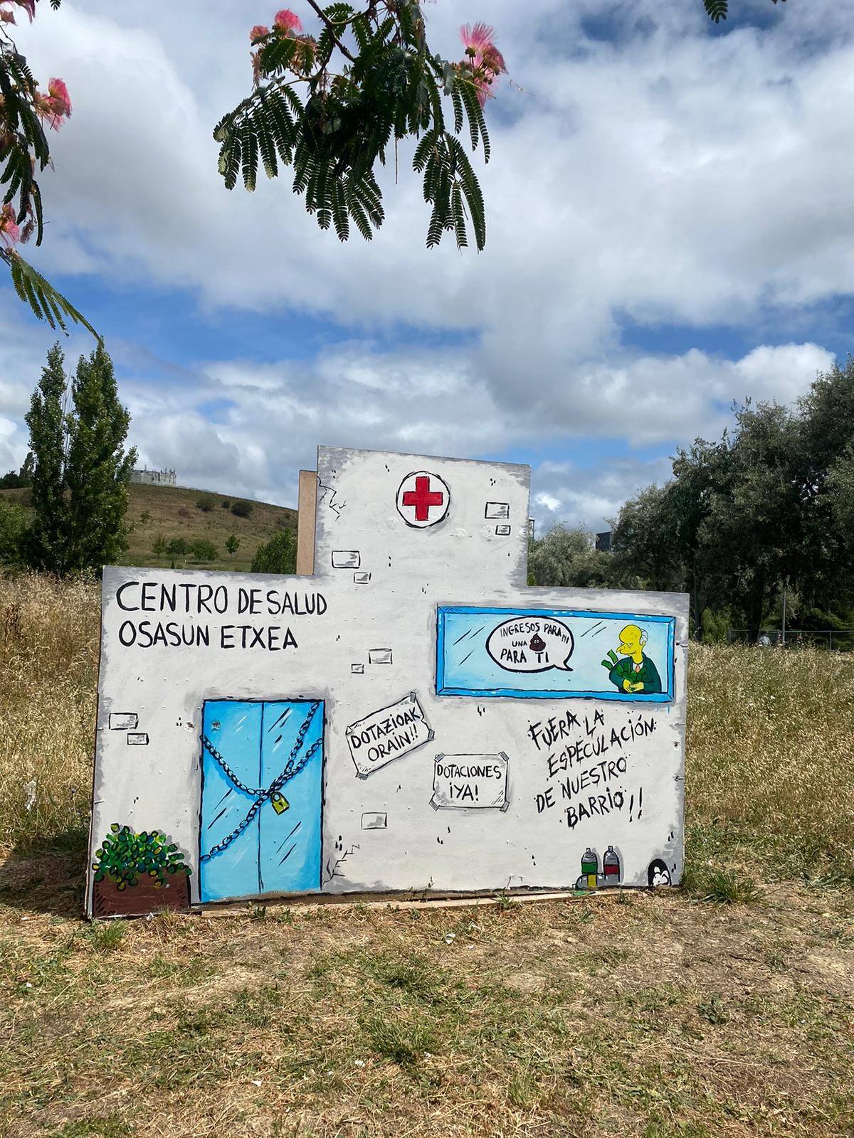 Manifestaziora dei egin dute Erripagañako bizilagunek auzoak bizi duen "utzikeria" salatzeko