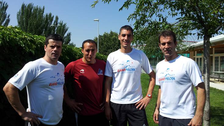 Euskal pilota kanpus arrakastatsua Iruñean 