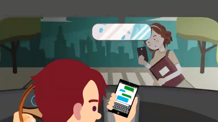 Errepidean arreta galtzeak ekiditeko kanpaina, martxan