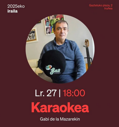 Karaokea Gabi de la Mazarekin