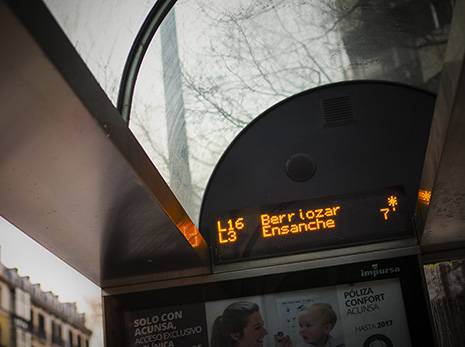 Denbora errealean informazioa emateko 30 taula berri, villavesen markesinetan