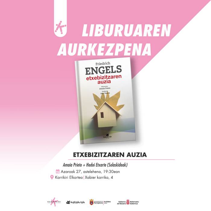 'Etxebizitzaren auzia' liburuaren aurkezpena