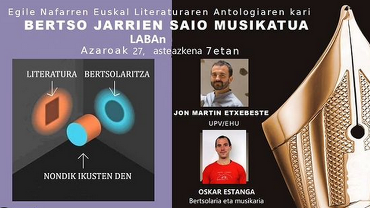 Bertso jarrien saio musikatua