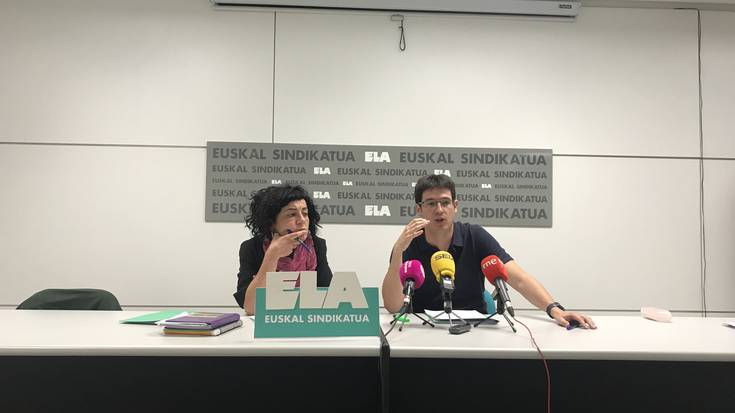 Imanol Pascual (ELA): "Lan arloan, Sanz eta Barcinaren garai ilunetara itzuli nahi du Maria Txibitek"