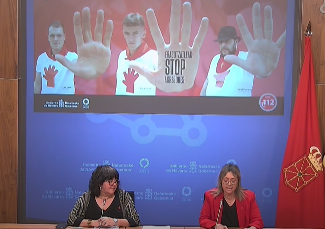 'Nafarroa jaia da. Erasotzaileak stop', Nafarroako jaietako eraso sexisten aurkako kanpaina