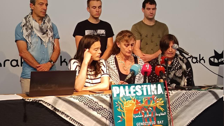 Patxi Gerriko: "Palestinarrei elkartasuna iritsarazi behar diegu"