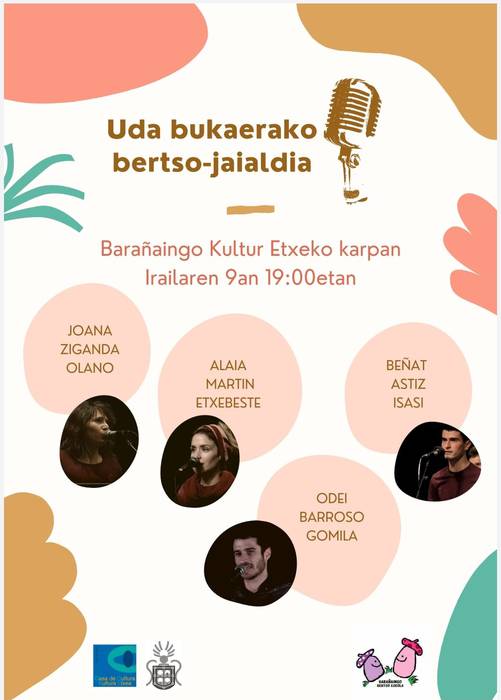 BERTSO SAIOA: Joana Ziganda, Alaia Martin, Beñat Astiz eta Odei Barroso