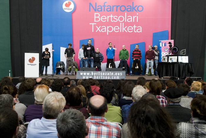 Gaur abiatuko da Iruñean 2017ko Nafarroako Bertsolari Txapelketa 