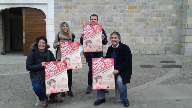 Hezkuntzako gehiengo sindikalak bat egin du larunbateko manifestazioarekin