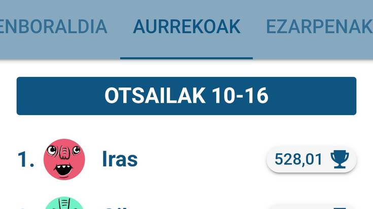 Iras-ek irabazi du Egunean Behin jokoko Euskalerria Irratiaren bigarren saria