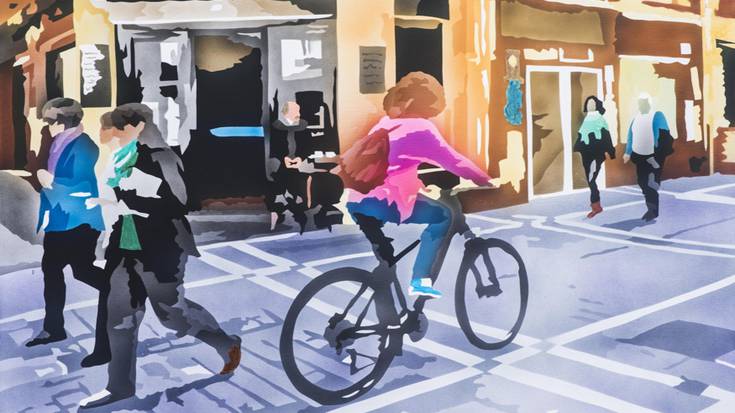 Alde Zaharra margolanetan irudikatuta