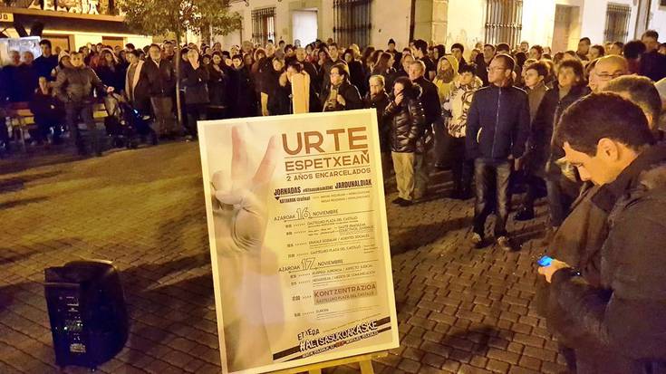 Altsasuko gazteek bi urte daramatzate espetxean