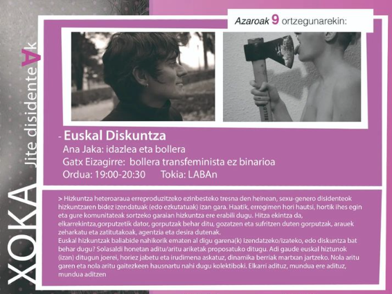XOKA. Jite disidentea: 'Euskal diskuntza'