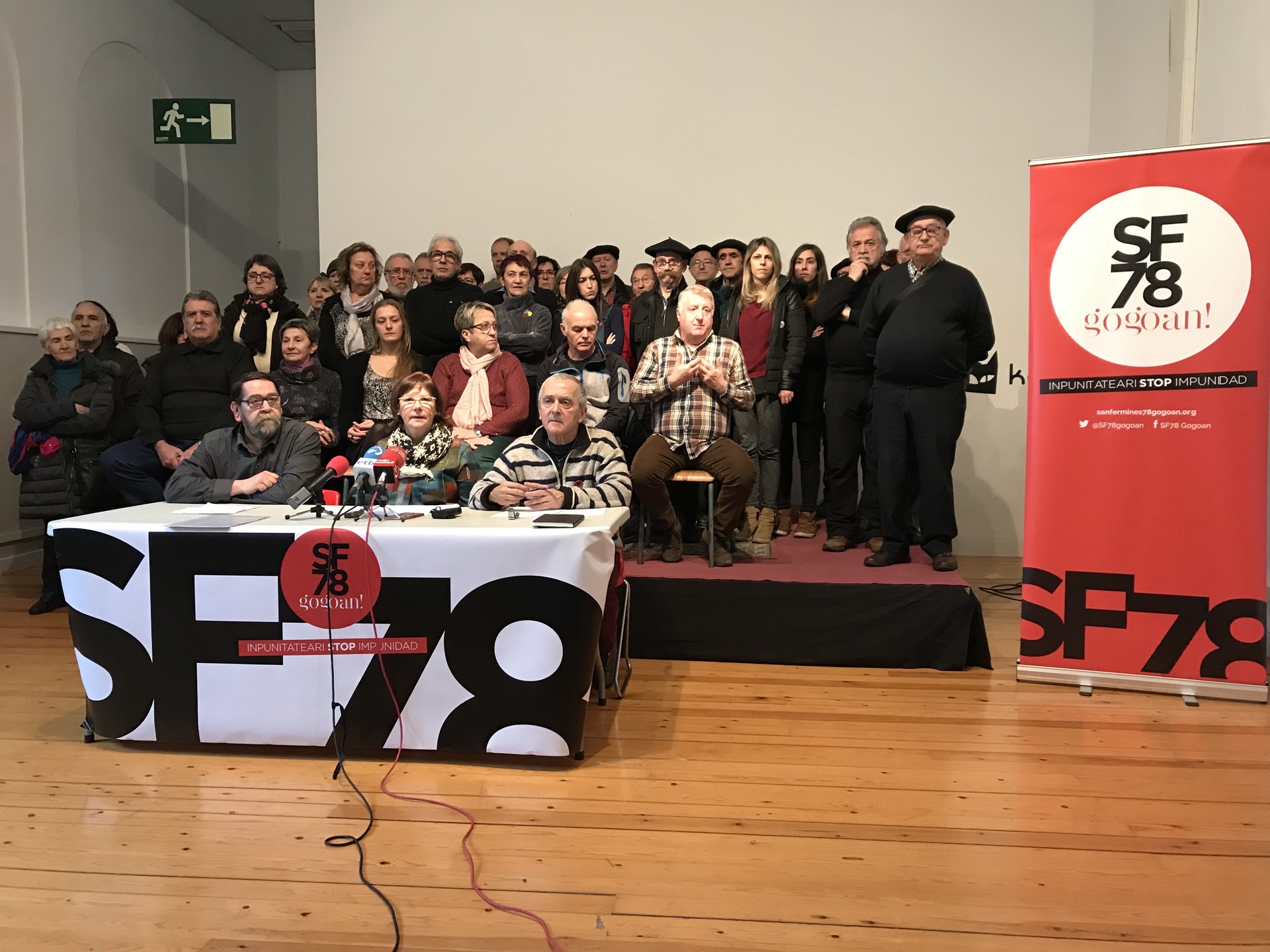 78ko Sanferminak Gogoan elkarteak '1978-2020. Hautsok ekarri dituzte lohiok' jardunaldiak antolatu ditu