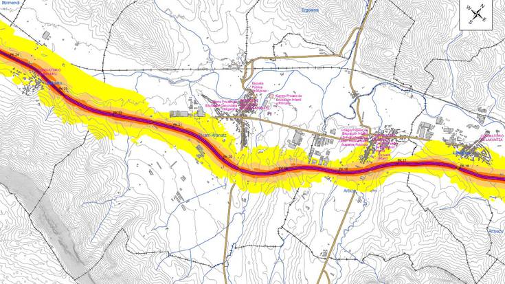 Errepide ondoan diren herrietako zarata maila neurtu du Nafarroako Gobernuak