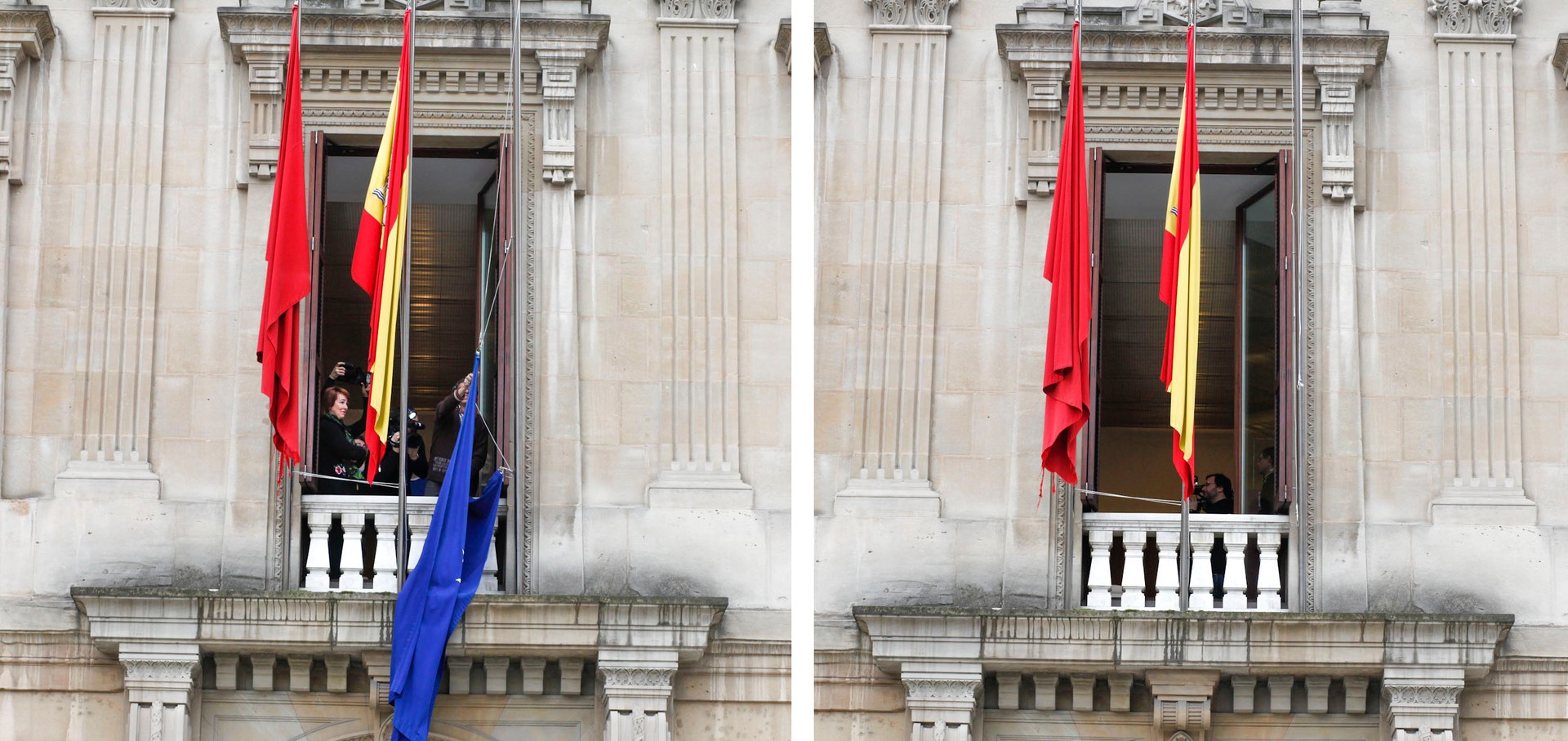 Europar Batasunaren bandera jarriko du berriz parlamentuak