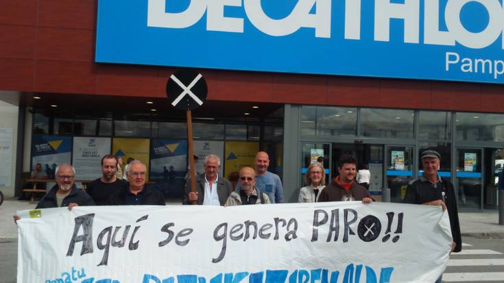 'Puntu beltza' eman diote Decathloni Imarkoaingo lantegia ixteagatik