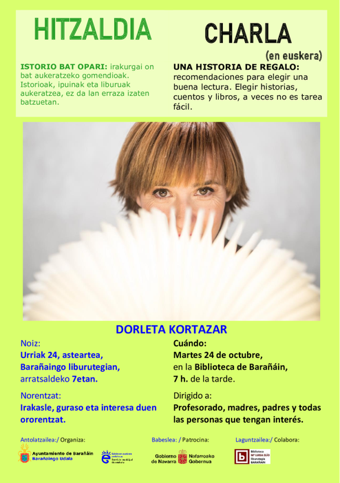Hitzaldia: 'Istorio bat opari'