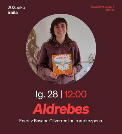 'Aldrebes' ipuinaren aurkezpena